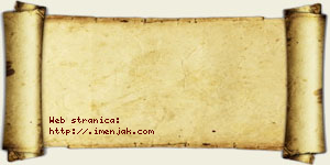 Josif Unjić vizit kartica